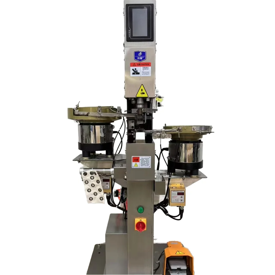Bag Shoe Button Eyelet Machine Versatile Button Making Machinery New Motor Direct Factory Riveting Eyeleting Punching Buttoning