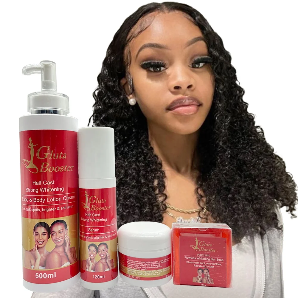 Strong Whitening Gently Target Dirt Oil Debris & Radiance-Dulling for Melanin Rich Skin Halfcast Skin Rehydrates Dry Skin Sets