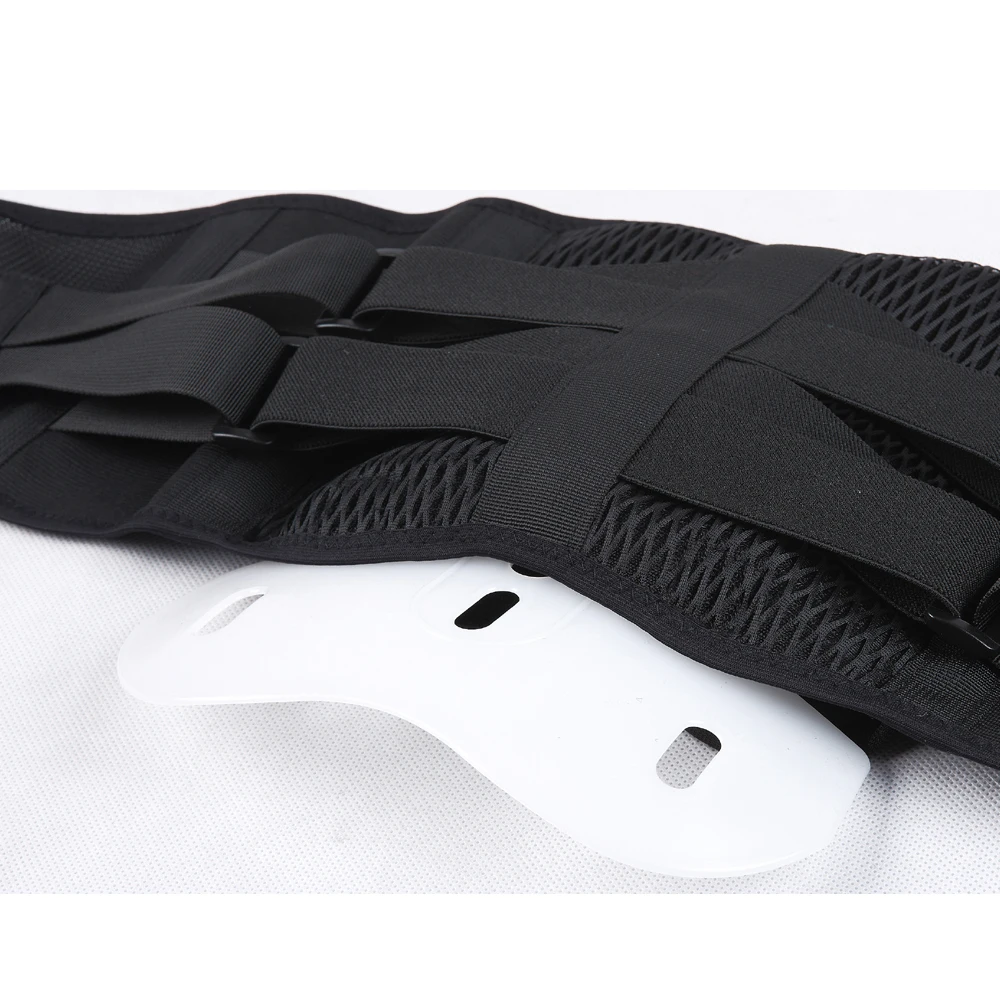 
reinforced detactable lumbar support back brace with PP support plate for back pain 