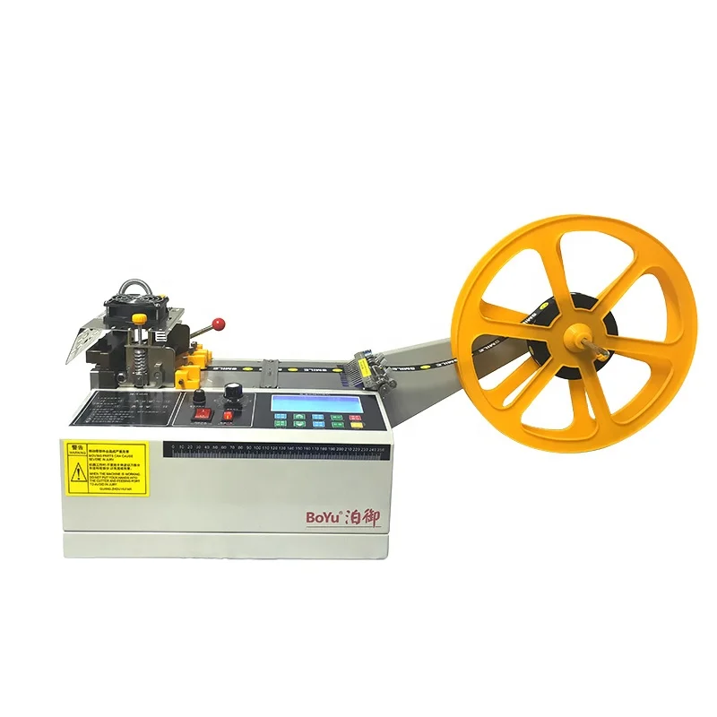 wide tape cutting machine for garment production webbing zipper string cutting machine