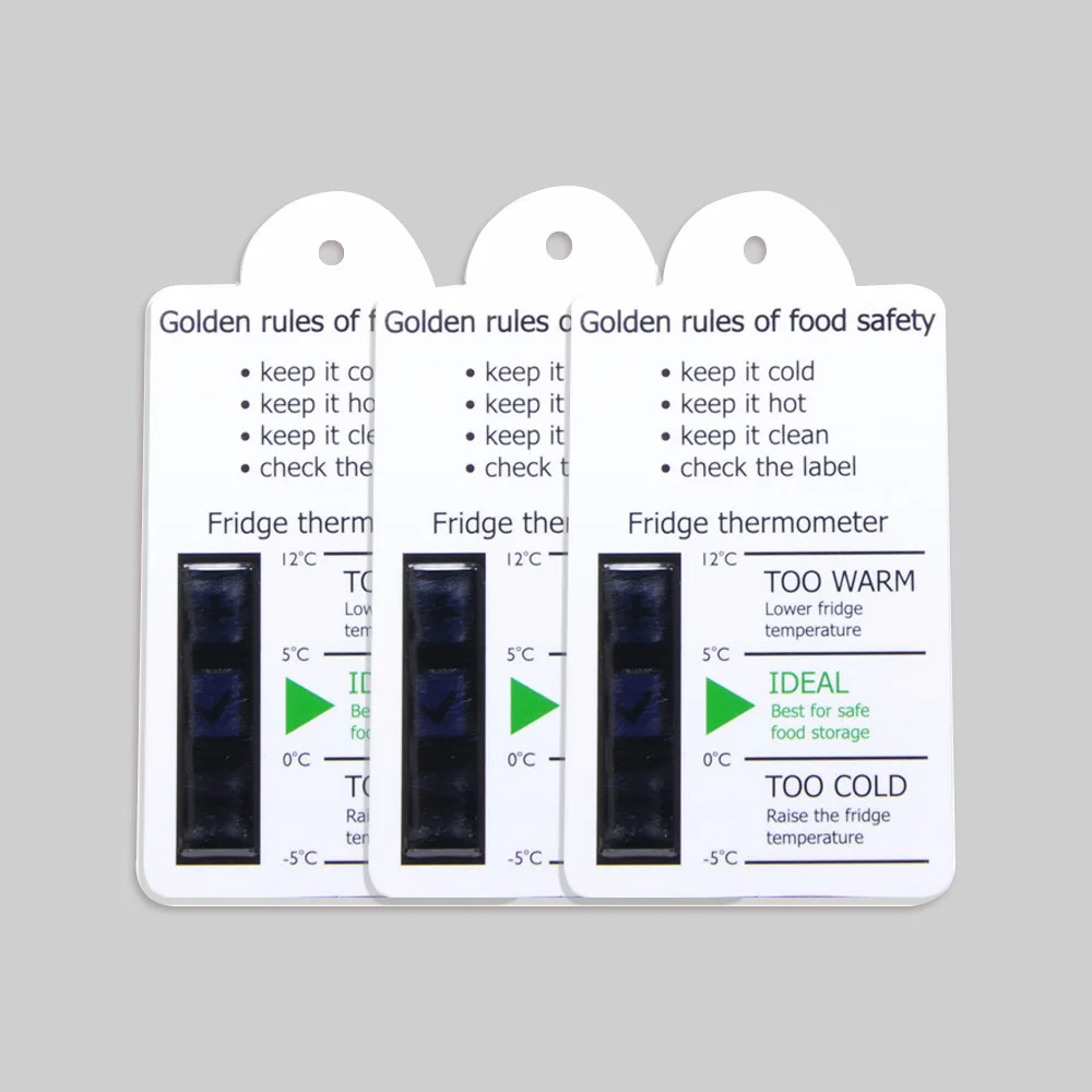 Customized Soft Magnetic Refrigerator Thermometer Indoor Environment Temperature Measurement Thermometer Card