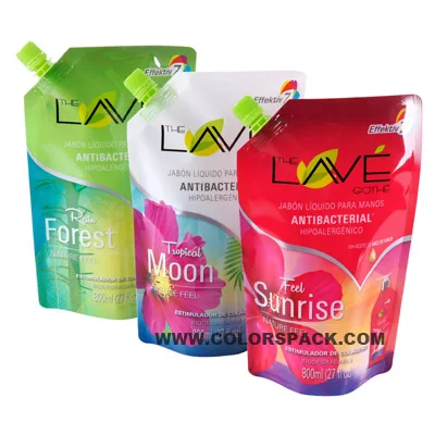 Good Quality Antiseep Spout Pouch Doypack For Laundry detergent Packaging