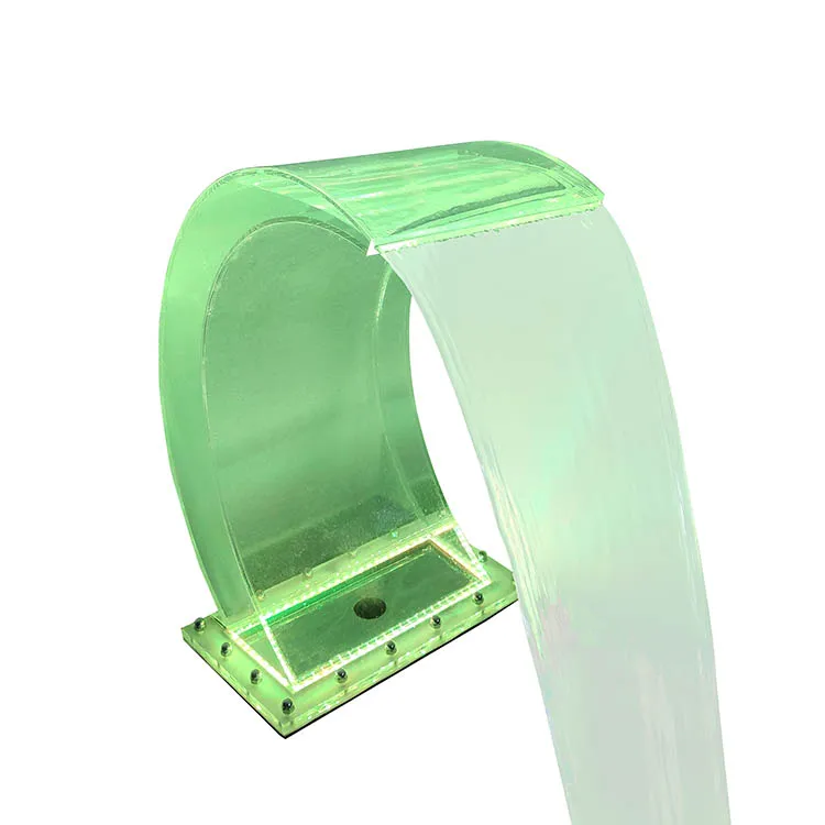 Pikes WF-300LED Best Price High Quality Garden Acrylic Swimming Pool Water Descent Led Light