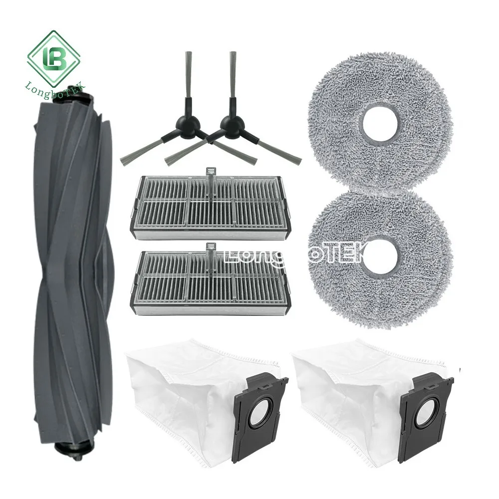 Fit For Dreame X30/ X30 Pro/X30 Ultra /Mova E30 Ultra Main Roller Edge Brush Hepa Filter Mop Cloth Dust Bag Vacuum Cleaner Parts