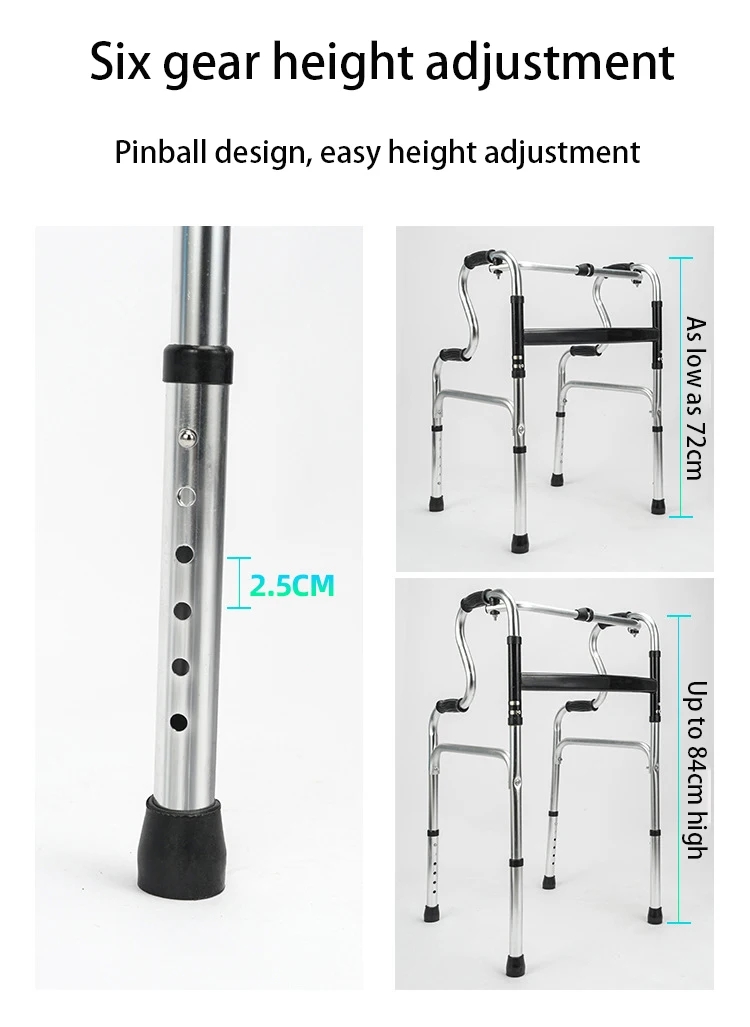 Hot Selling Stability Elderly Orthopedic Post-surgery Therapy Recovery Rehabilitation Gait Assistance Quad Cane Mobility Aids