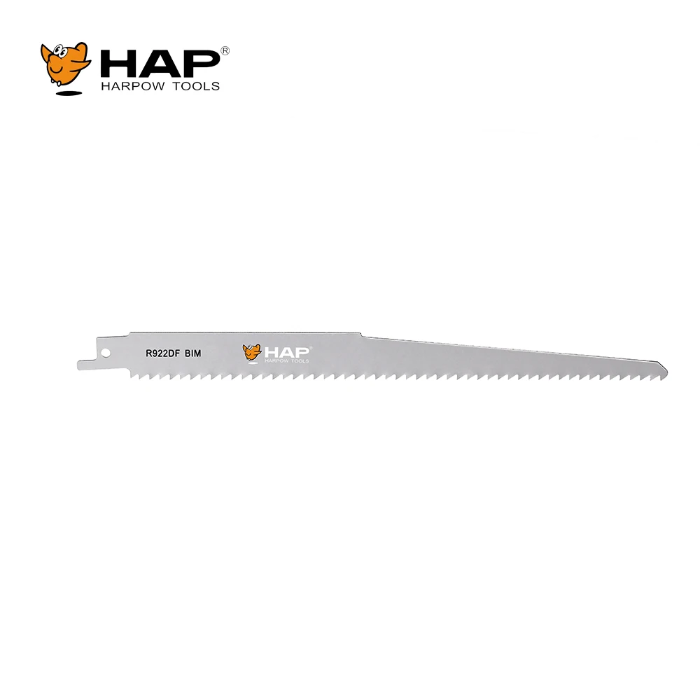 Harpow BIM reciprocating saw blades for wood with nail cutting 6TPI reciprocating saw accessories R922DF