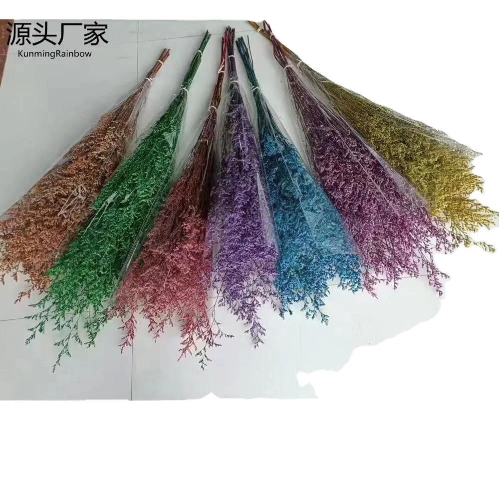 Hot selling preserved Limonium flower dried Baby Bearth flowers forget me Not dried preserved Misty Limonium Flowers