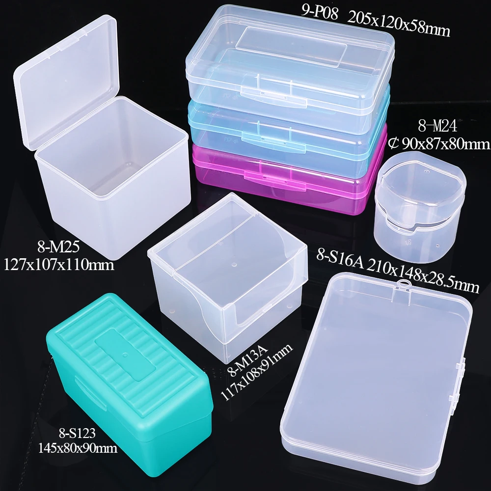 SUNSHING Clear Plastic Box Rectangular Box Screwdrivers Bits Tools Packing Storage Cases Container For Craft Jewelry Fishing