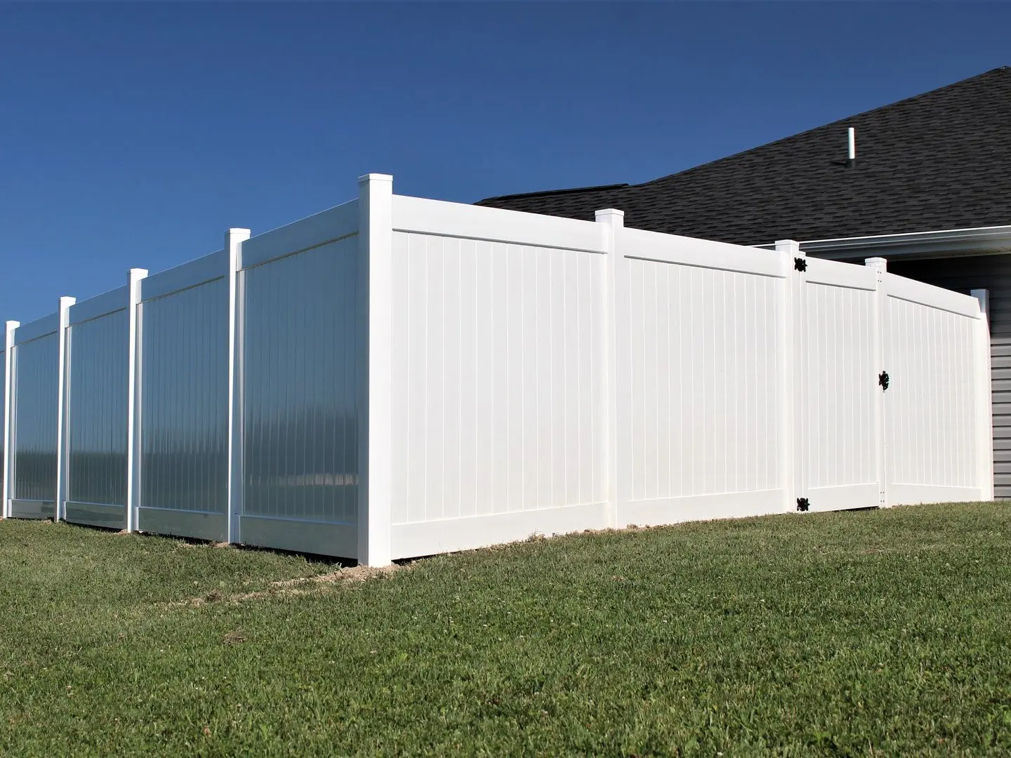 garden greenhouse dividers virgin PVC 6x8 cheap white PVC fence vinyl panel fence garden privacy panels outdoor