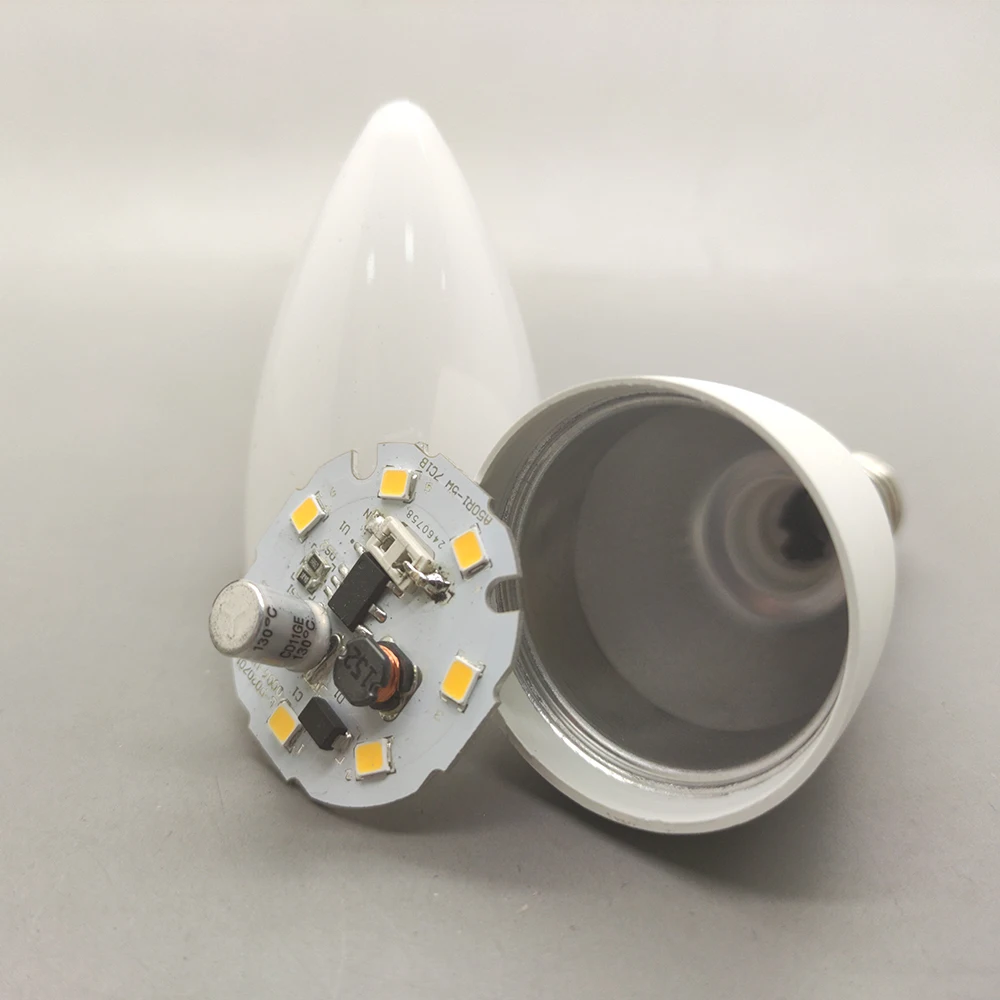 LED Candle Chandelier Light C37 3W 5W 7W 9W E14 Bulb Lamp