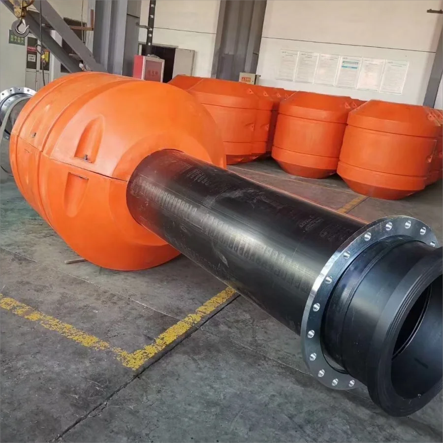 China large size HDPE floating dredger equipped with 450MM HDPE pipe floating body