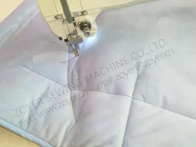 Hot sale ZY9082 D4 zoyer 82cm long arm direct drive auto trimmer auto foot lift lockstitch industrial sewing machine