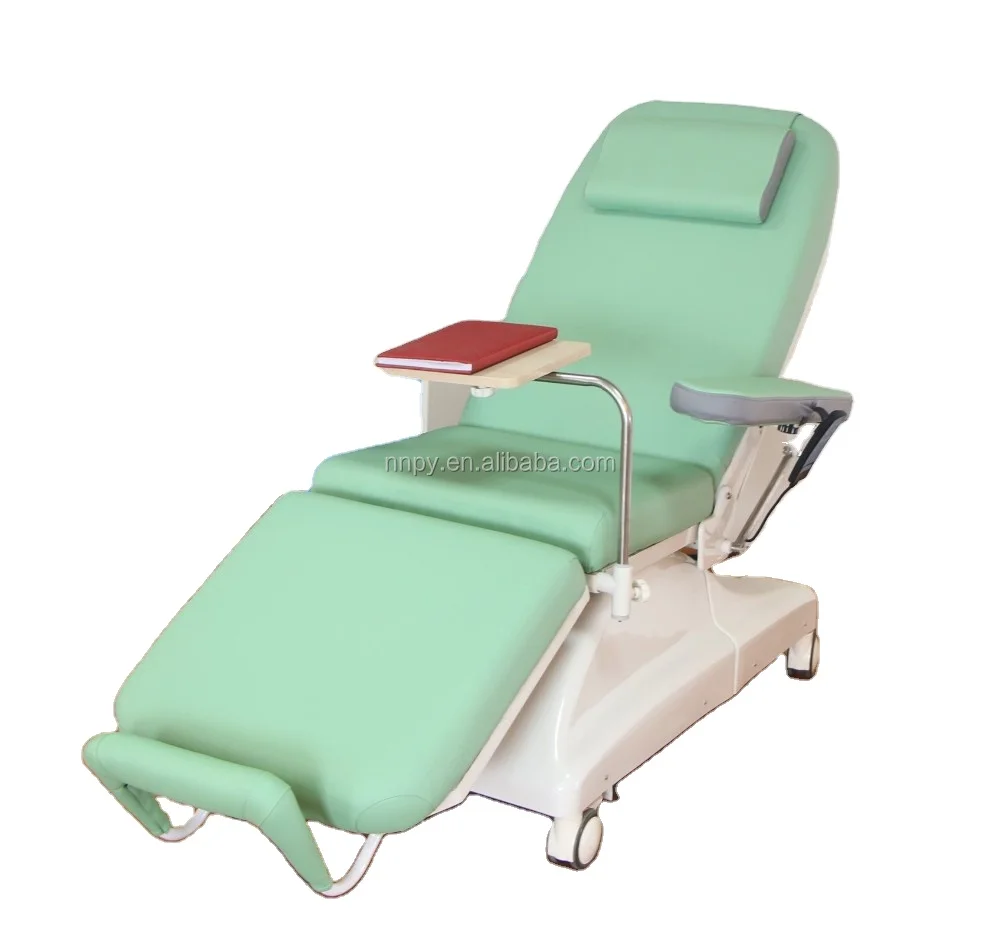 Hospital dialysis Chair Hospital Recliner Chair Bed Hospital Sofa Bed CY H803 CE Certification Folding Cover Leather Metal Steel