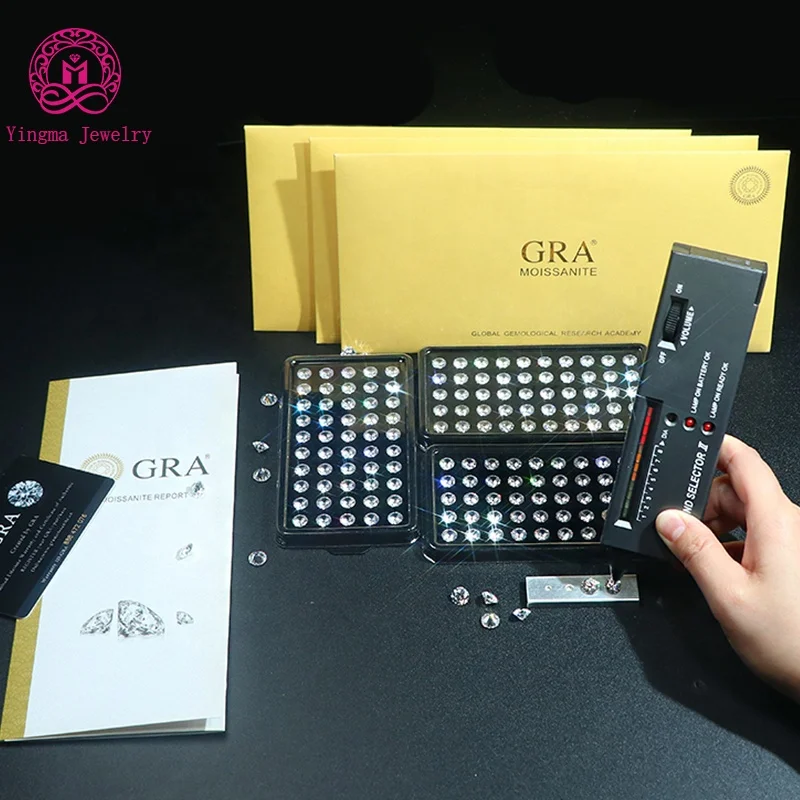 Yingma manufacturers synthetic gemstone wholesale gra certified vvs diamond stones loose moissanite