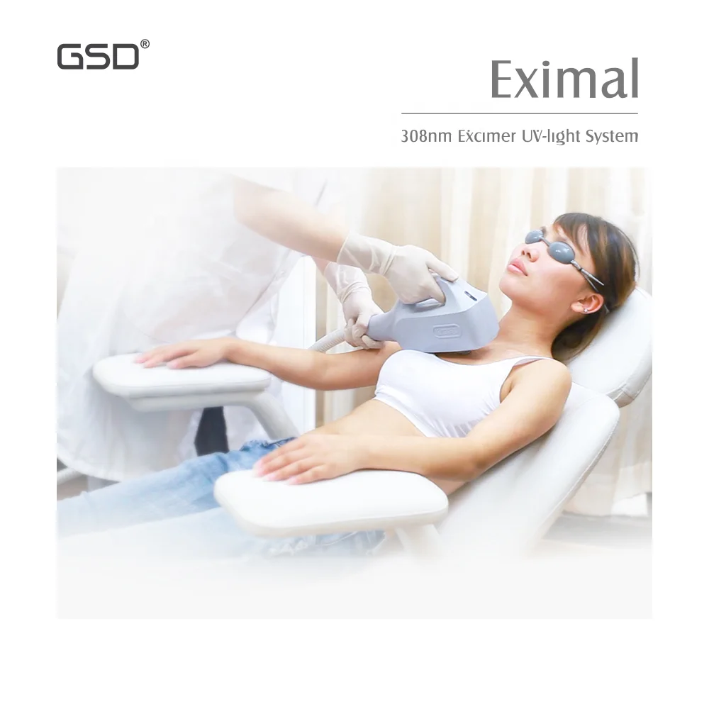 GSD 308nm Eximal Vitiligo Excellent Treatment Device Laser Stationary Xeci Excimer Light with CE Certification