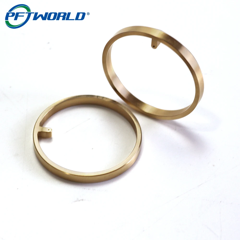 3D Printing Service CNC Lathe Turning Spare Aviation Accessories Machining Brass Copper Parts CNC Welding Ring