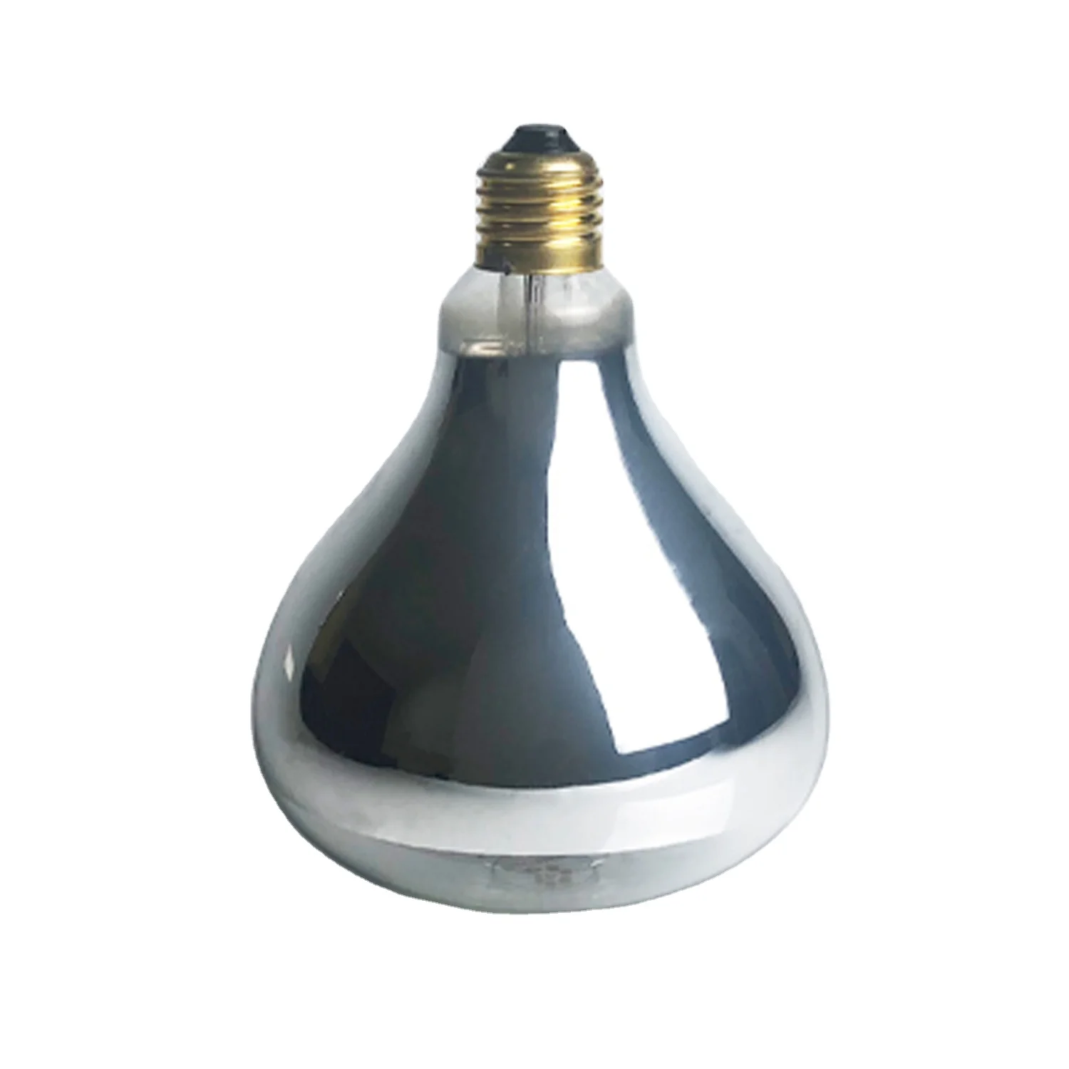 China Factory E27 220V/110V Clear Glass Explosion-proof Bulb IR Infrared Heating Lamp