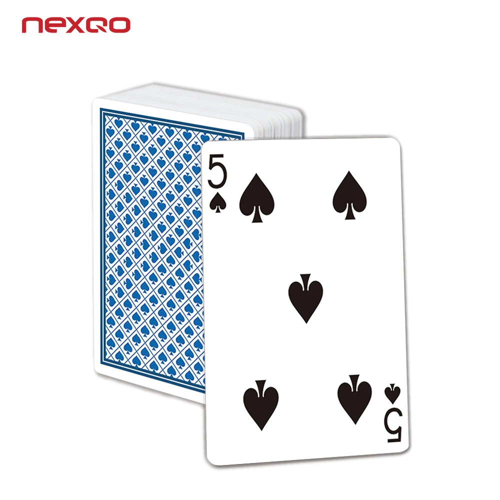 RFID Playing Cards HF / UHF PVC Plastic Playing Card 57*89mm,  88*63*0.36mm