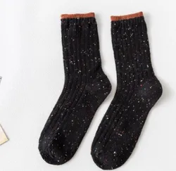 autumn and winter Wholesale manufacturer colorful   Wool socks  fashion socks women