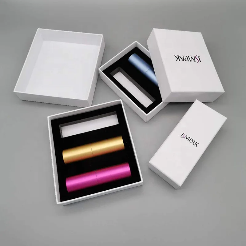 Wholesale Private Label Premium Little Black Lid And Base Perfume Paper Gift Boxes For Packaging