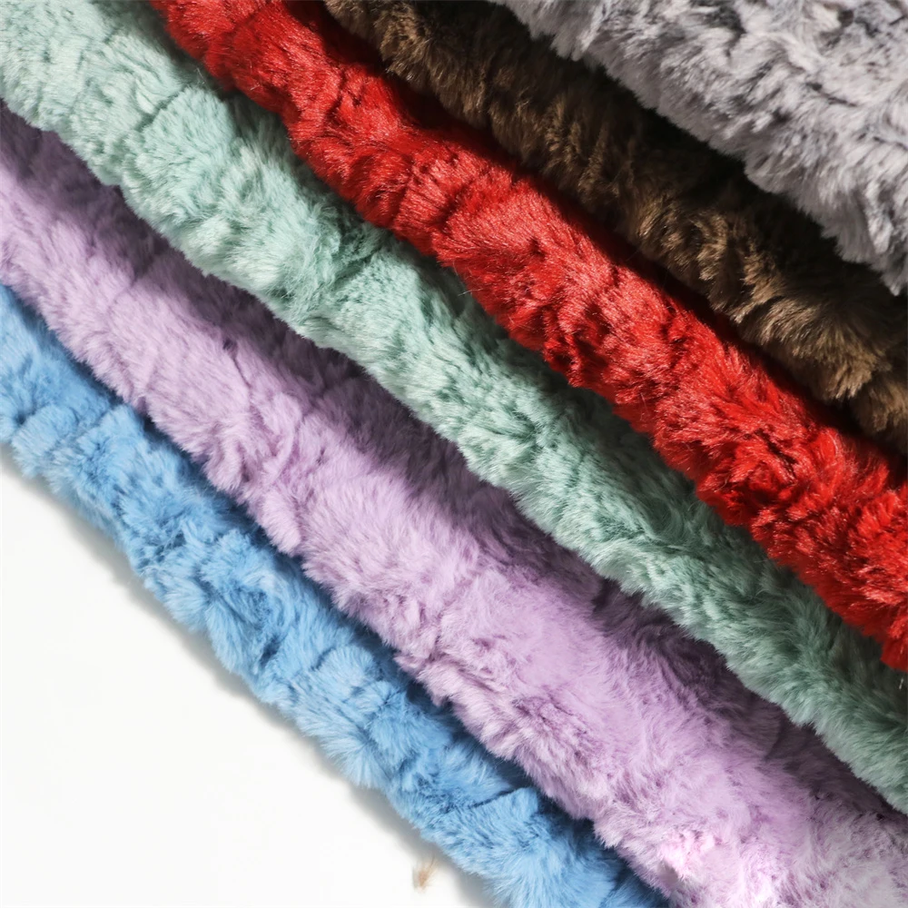 Промышленная и торговая интегрированная кисточка из искусственного меха кролика с длинным ворсом цветочная ткань подходит для ковров игрушечных подушек