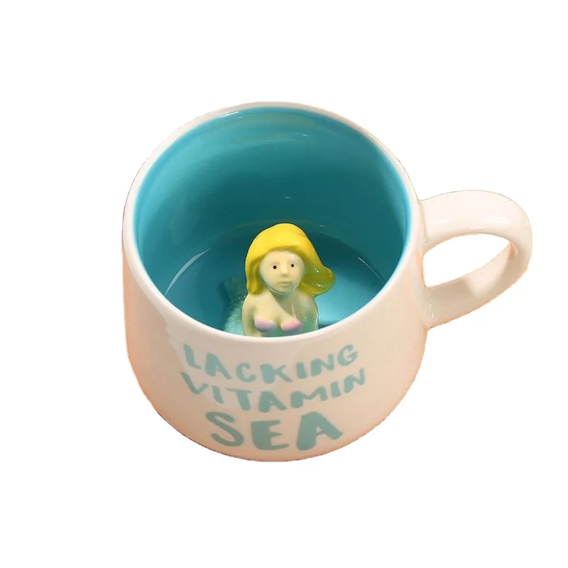 Wholesale Creative Large Manufacturer Custom Sublimated Tea Mug Re Ble Coffee Ceramic Cup
