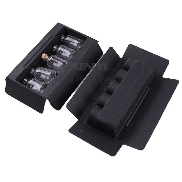Sugarcane Biodegradable tray dry press black Environmentally friendly bagasse pulp tray packaging