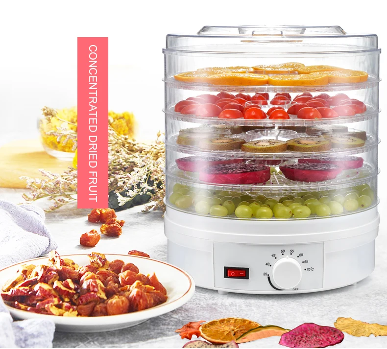 5 Trays Household Food Dehydrator desidratadoras de alimentos Fruit Dehydrator Machine For Vegetables