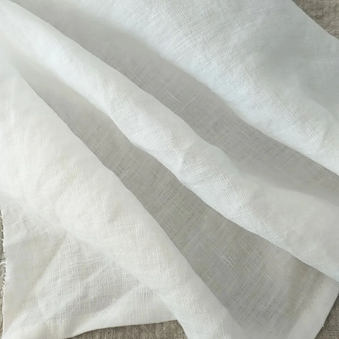 280cm Wide Pure Linen Fabric 100% French Flax Linen for Home Textiles Bedding Tablecloth Curtains