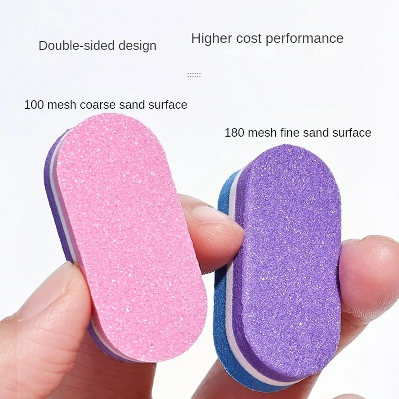 Sandpaper File Custom Printed Logo Nail Art Care Buffer Block Tools Sandpaper Nail 100/180 Grit Zebra Nail File for Manicure