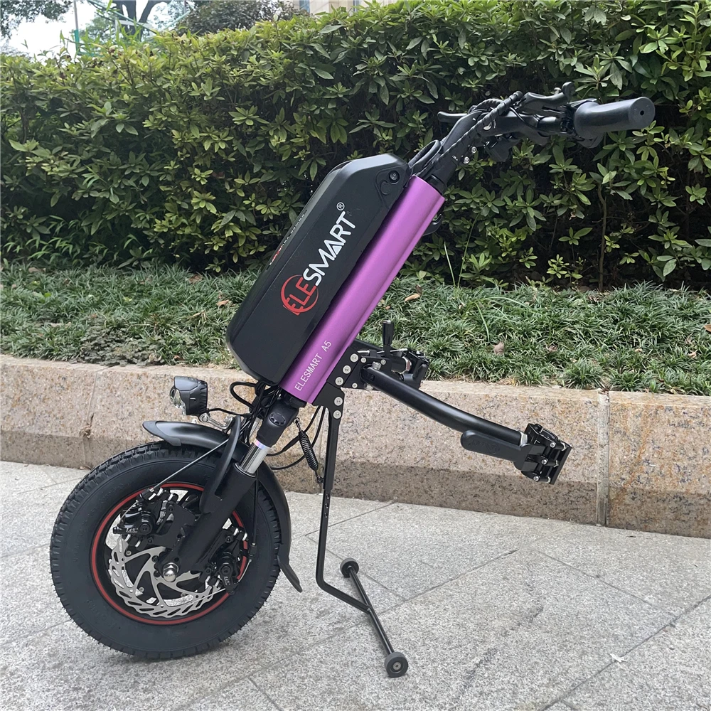 Factory Direct Supply 12 inch durable tyre 36V 500W motor power 12.8/16AH battery Electric Mobility Wheelchair Handcycle