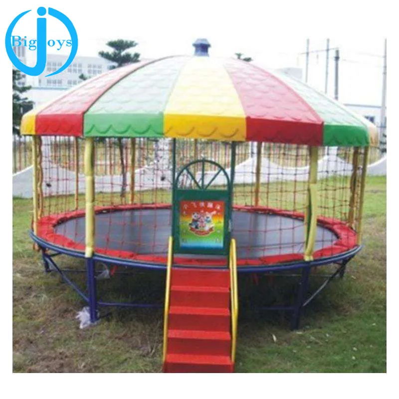 
kids round trampoline with tent BJ GXTP080525 