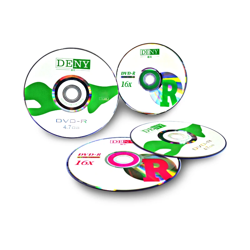 Hot Sale Blank Discs a Grade DVD+R with 4 7GB 16X DVD OEM Wrap Layer Style Time Packing Pcs stock dvd