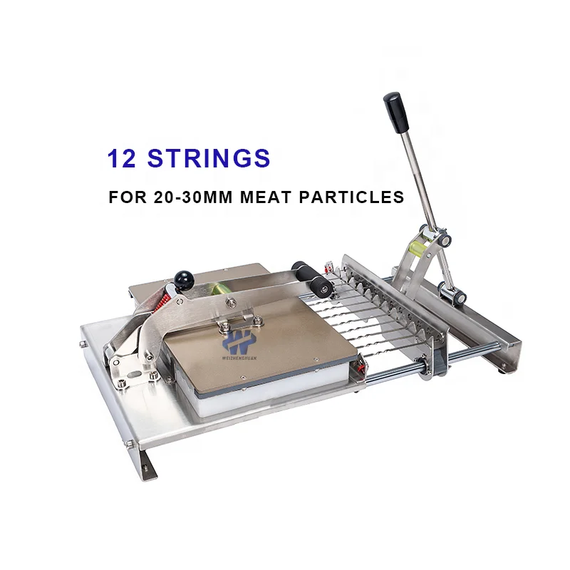 High efficiency manual kebab machine meat skewers machine portable small skewer meat stick machine