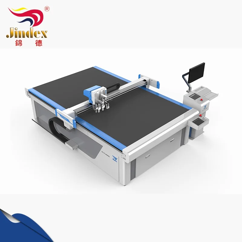 Jindex CNC Vibrating Knife/Knife Cutting Machines Oscillating Knife Cutting Textile Cloth Machine