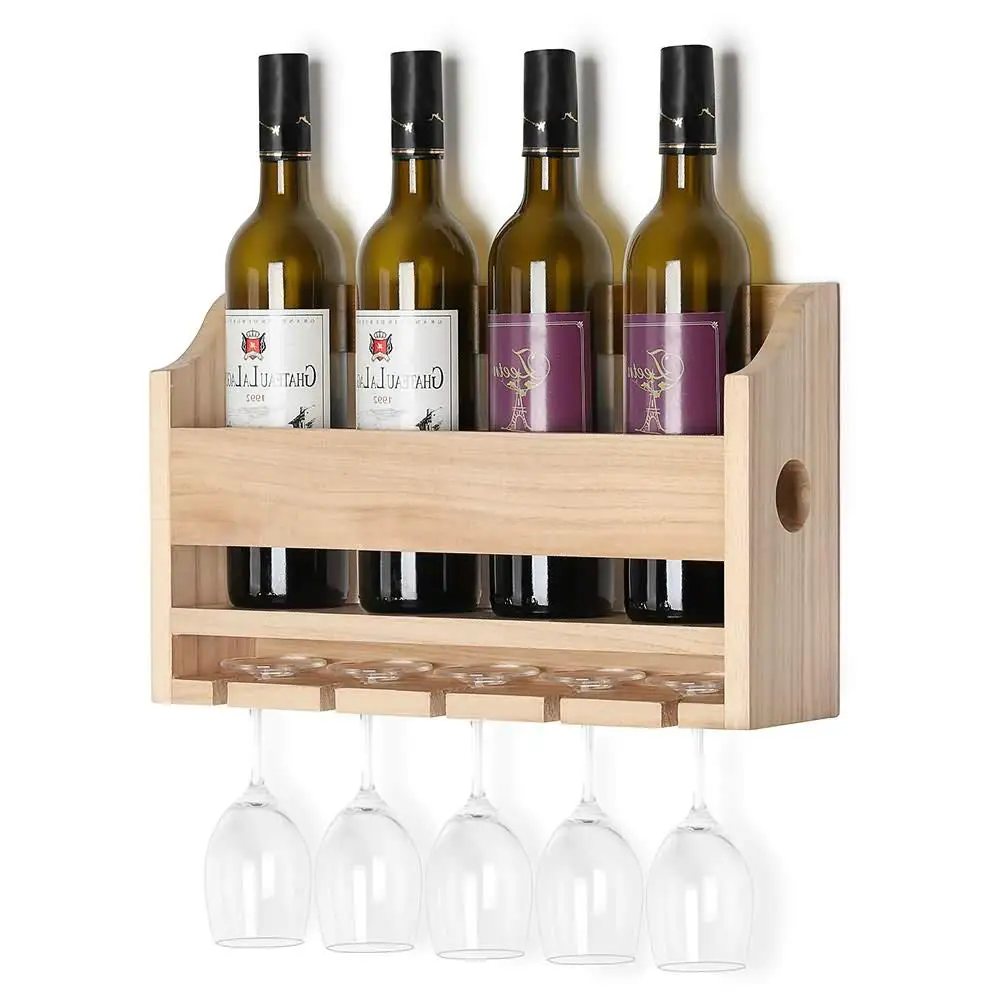
Wine Cork Storage Countertop Classic wine cellar rack wall mounted wood Wine Racks for Bottles 
