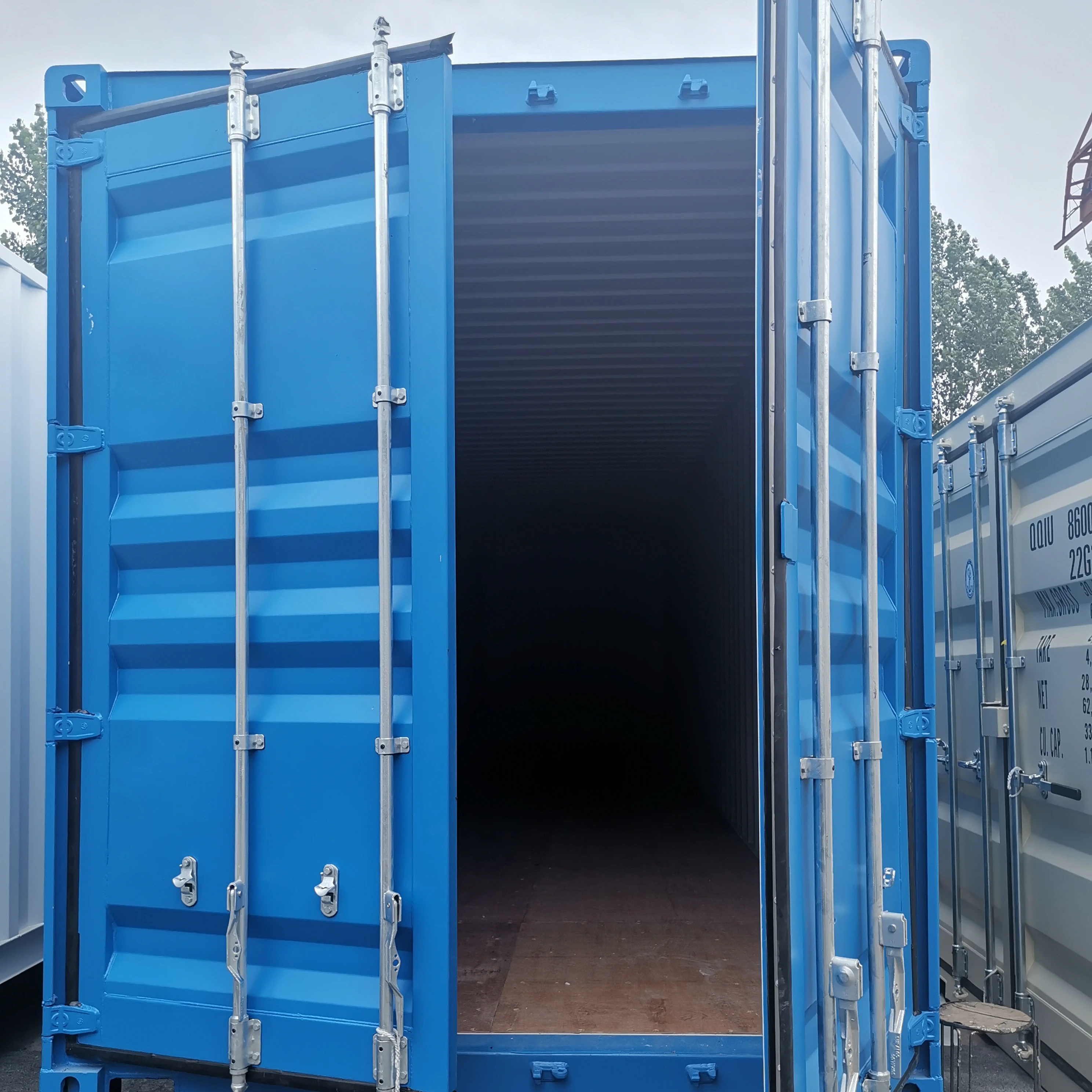 New selling superior quality blue moving container manufacturer storage shipping dry container