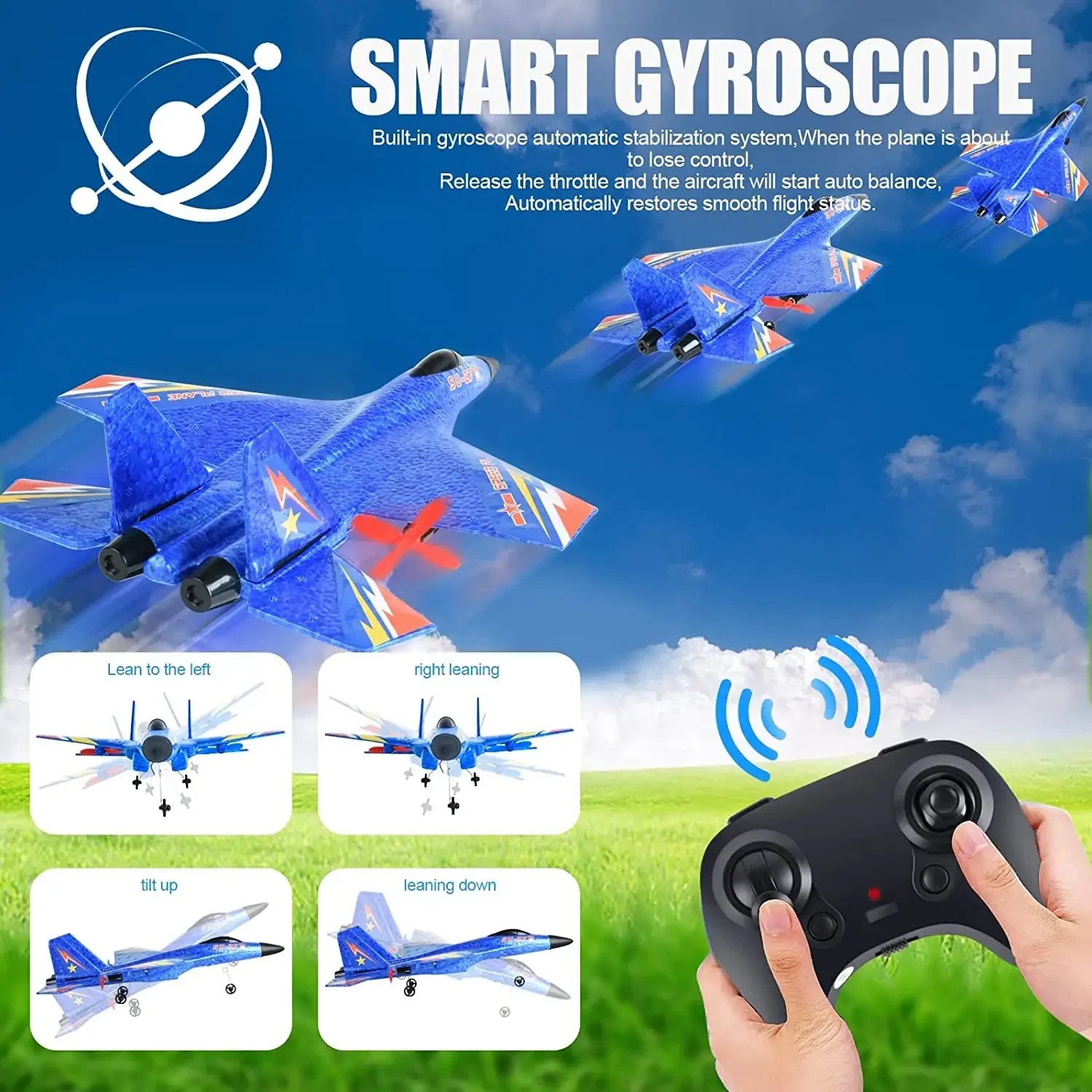 Hot Epp Su 27 Rc Airplane Aircraft Model Fighter Fixed-wing Glider Air Plane Anti-fall Unbreakable Flying Toy Rc Airplane