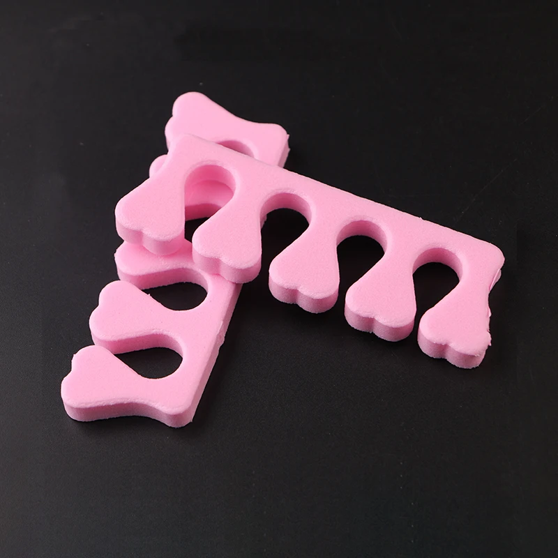 Wholesale Cheaper Premium Pedicure Care Tool 5 Colors EVA Gel Nail Polish Protectors Toe Separators