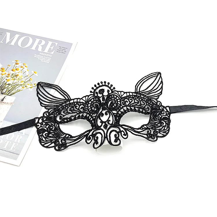 Best Selling Party Ball Halloween Mask Lace Props Half Face Sexy Bar Eye Mask