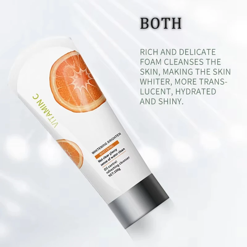 Contains Natural Citrus Extract Moisturizing Deep Cleaning Oil Control Refreshing Citrus Vitamin C  Amino Acid Facial Cleanser