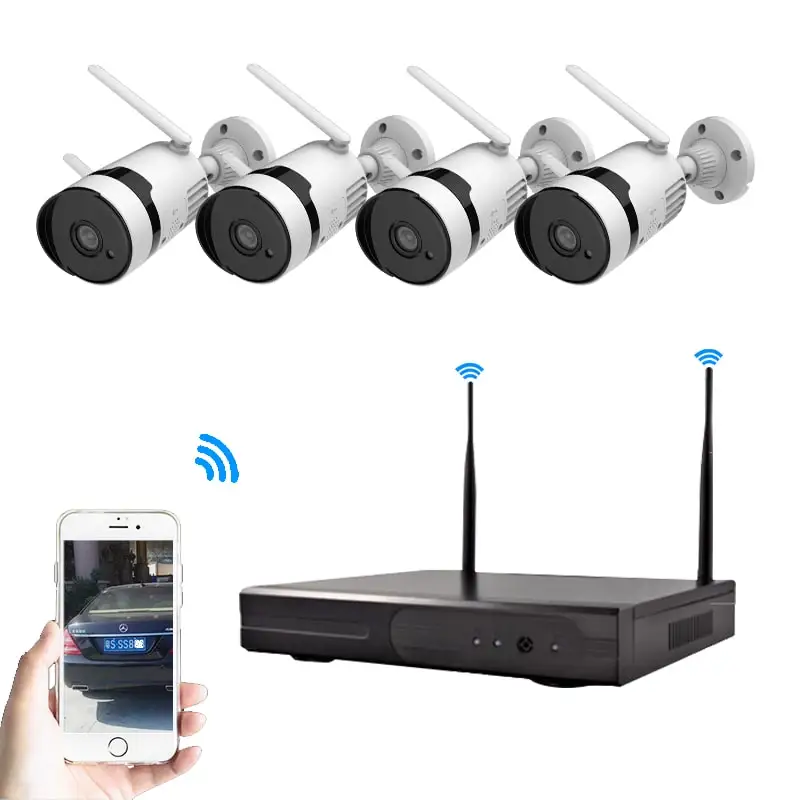 4-канальный 5-мегапиксельный наружный домашний Wi-Fi NVR комплект Водонепроницаемая беспроводная система