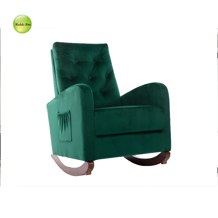 Rocking Design Leisure Recliner Sofa Chair Single Fabric Lounge Living Room Accent Chairs