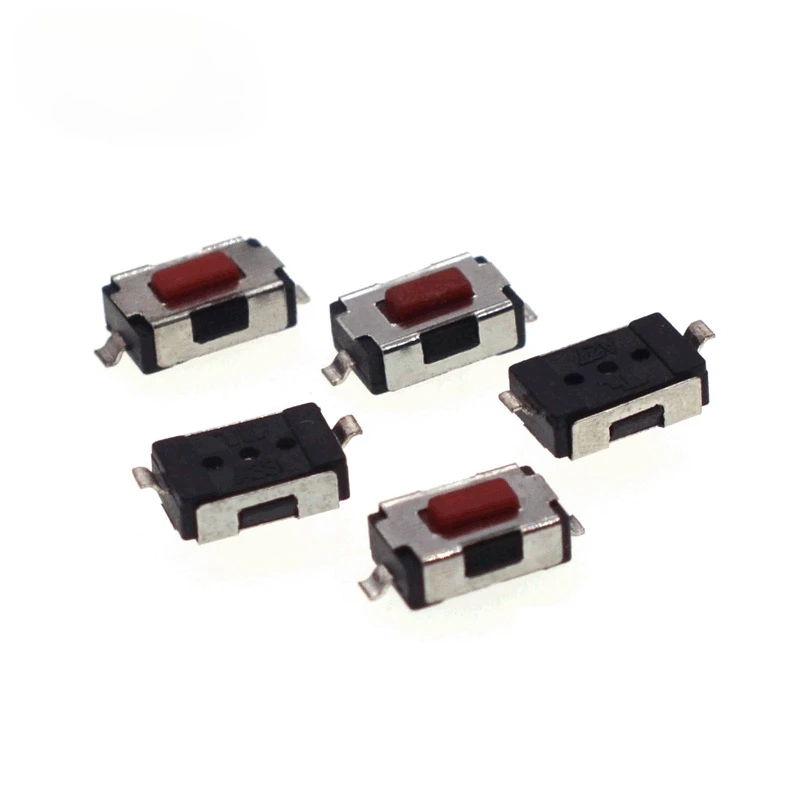 Red button 4*6*2.5mm  2pins micro tact switch high temperature  tact switch