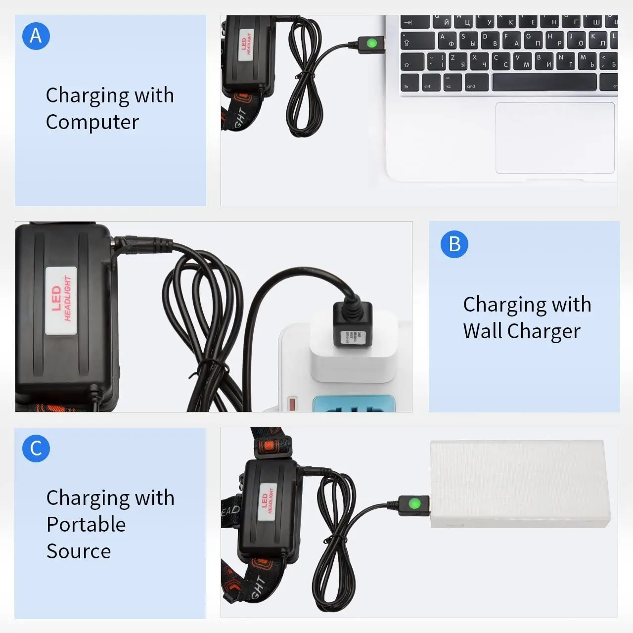 Оптовая продажа 90 поворотных головок портативный водонепроницаемый Usb-зум перезаряжаемый светодиодный фонарь