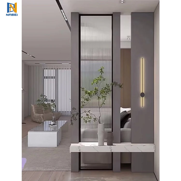 Morden Exclusive customized decorative Aluminum frame wall Partition screens outdoor indoor good room divider