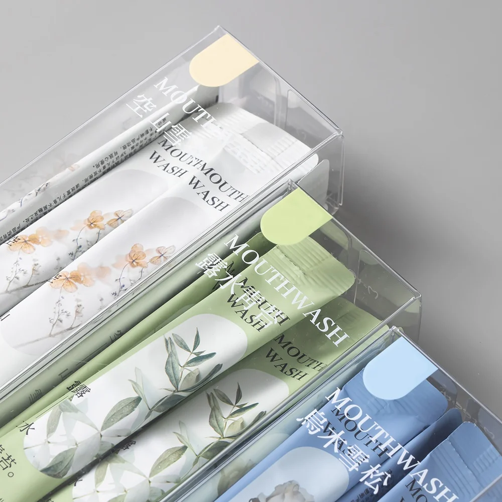 12 ml disposable mouthwash portable pocket travel size mini bar custom size suitable for sensitive teeth