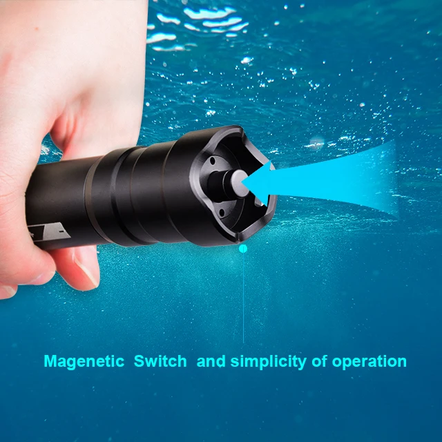 New Professional Diving Flashlight Powerful 1000 lumen LED Diving Light Safety Lights Waterproof Underwater Torch