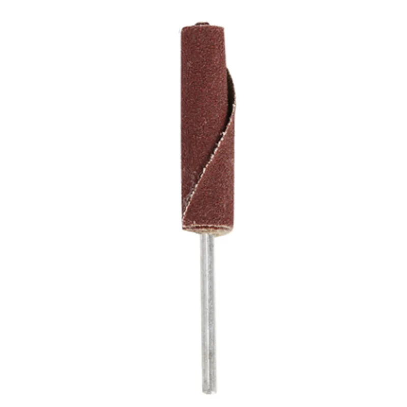 6mm shank abrasive mounted zirconium stone sand cloth grinding head  sandpaper roll with handle abrasive tool polishing