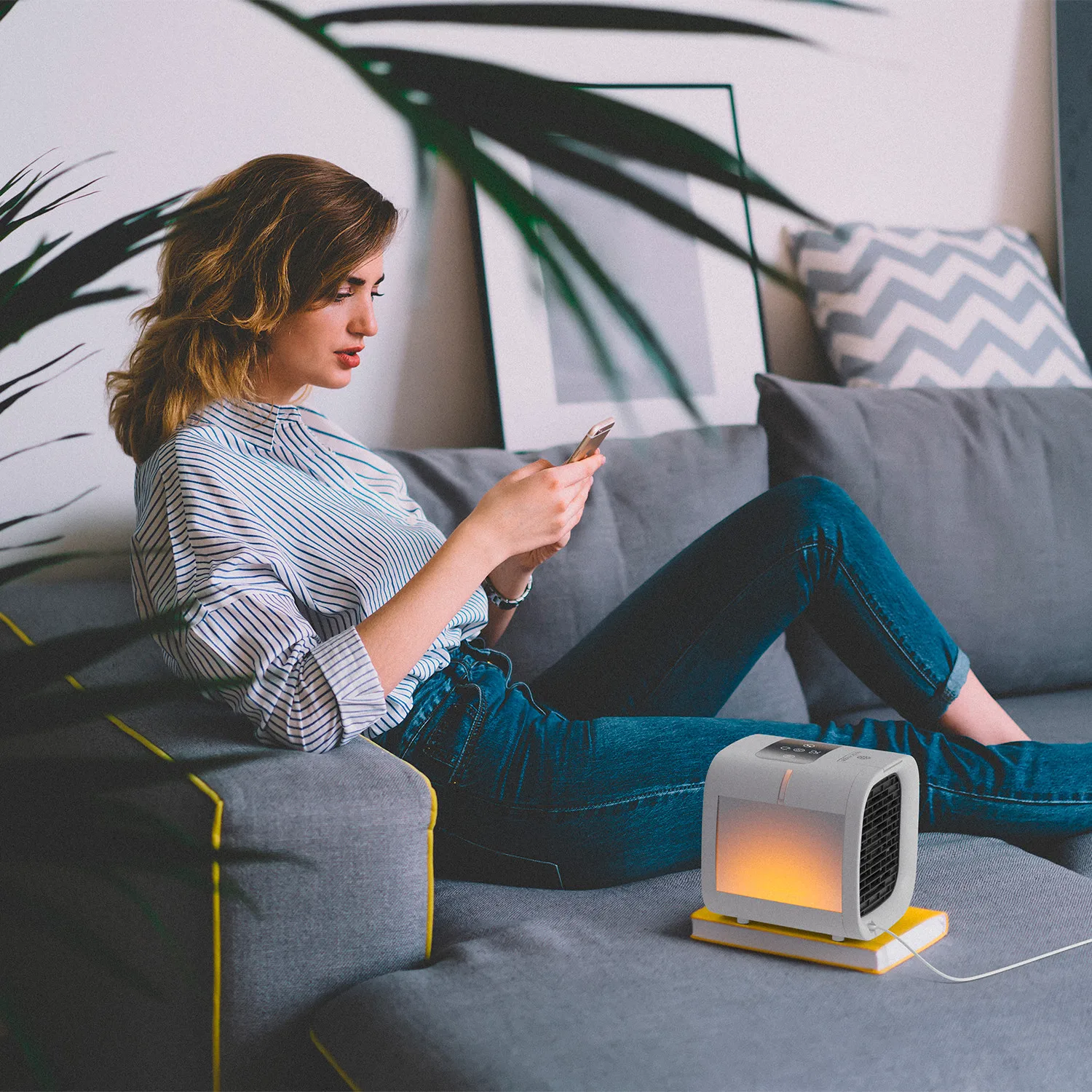 Hot selling personal summer cooling 5v usb handheld led mini fan small mobile air cooler fan